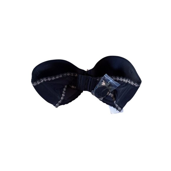 BTemptd Bra Womens 32DD Push Up Black Strapless Adjustable - Picture 2 of 3